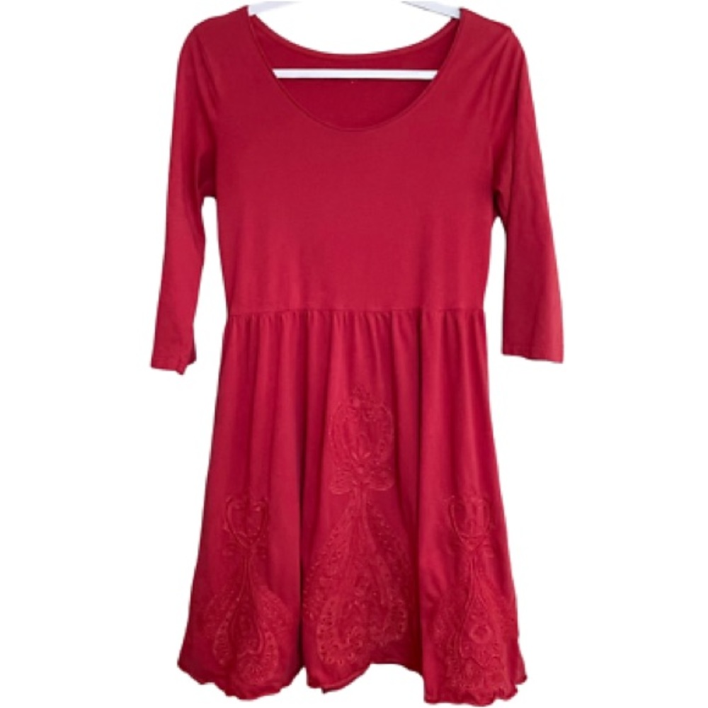 Garnet Hill embroidered dress